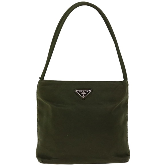 PRADA Tote Bag Nylon Green Auth ac2766 - Picture 13 of 16